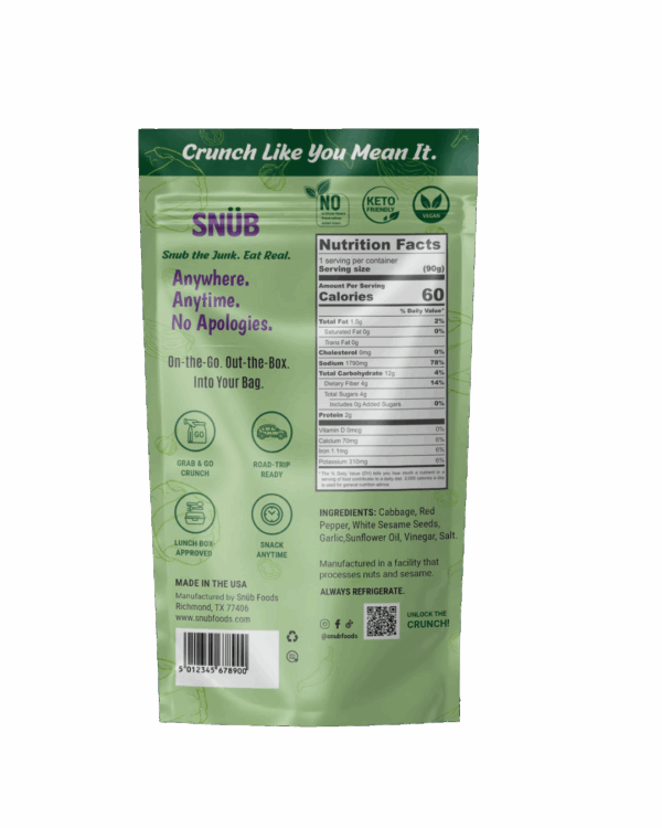 Cabbu – Smoky Red Pepper Crunch (130g Pouch) - Image 2